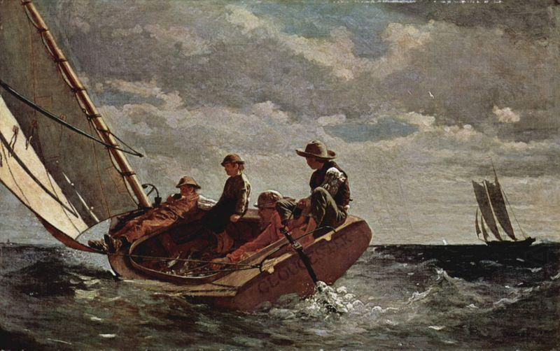 Breezing Up, Winslow Homer